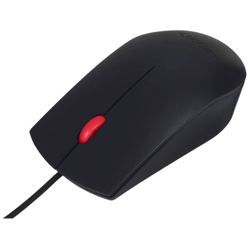 Lenovo Miš optički, 1600 dpi, 3 tipke, USB - OEM USB Optical Ergonomic Mouse slika 1
