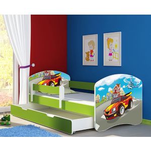 ACMA Dječiji krevet Acma II sa ladicom Green - 140x70cm - Dezen 03