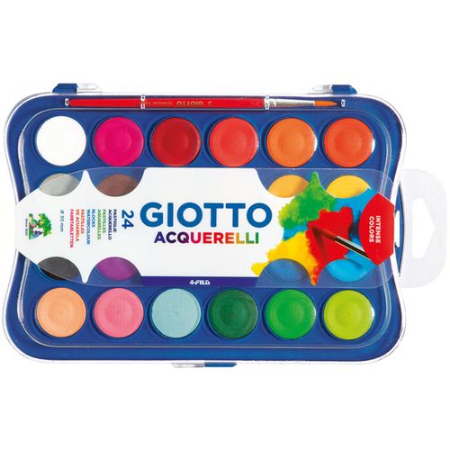 BOJE VODENE GIOTTO COLOR BLOCKS 24 BOJA + KIST 352400 slika 1