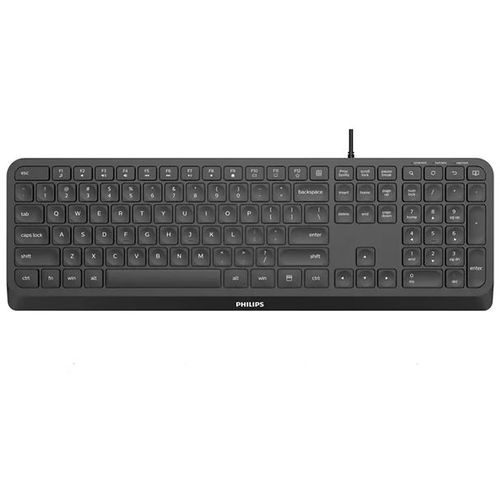 Tastatura Philips SPK6207B žična crna US slika 1