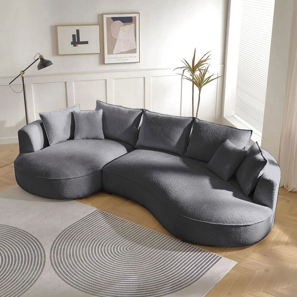 Ugaona Sofa Venedik Left - Tamno Siva slika 2