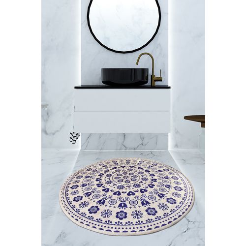 Venice - Blue (140) Multicolor Bathmat slika 1