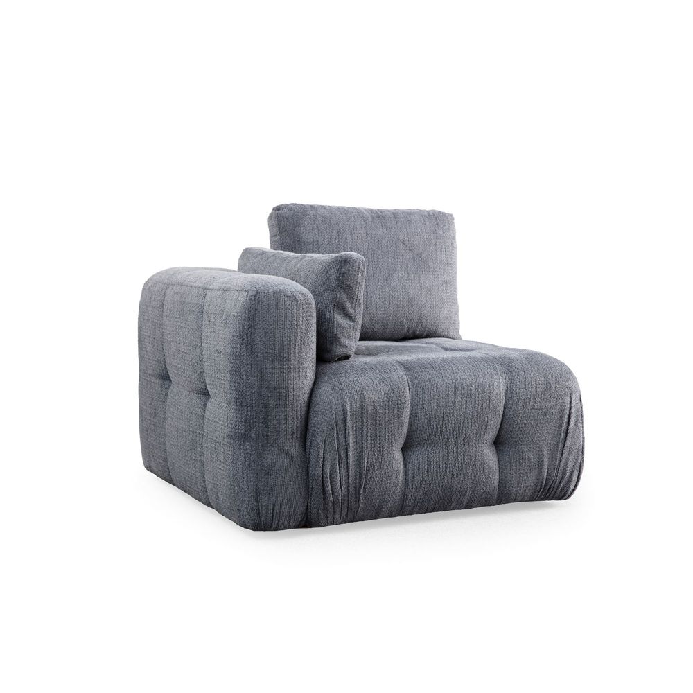 Amaris L1 - Siva Sofa za Jednu Osobu slika 1