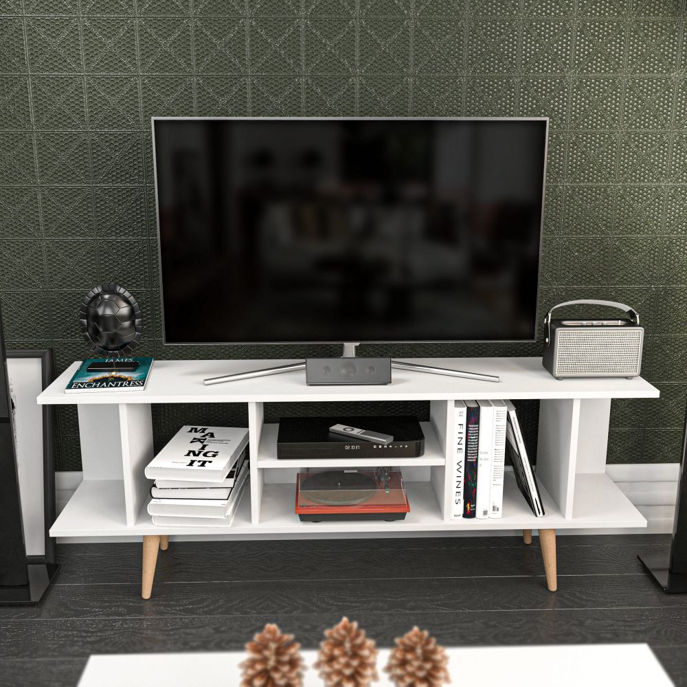TV stalak Akya, bijele boje slika 1