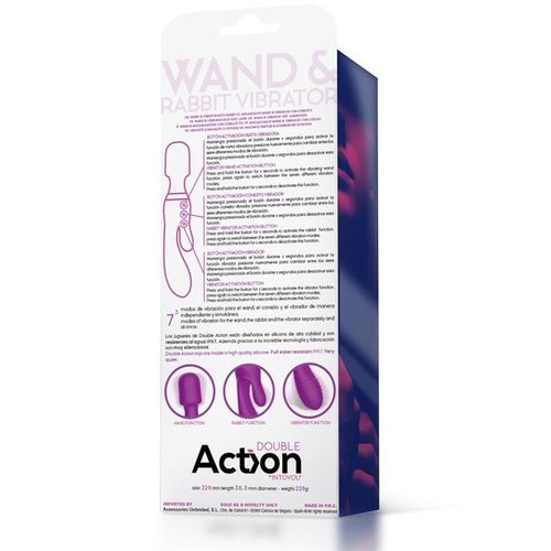 Action No.Fifteen Wand and Rabbit Double Function Vibrator slika 10