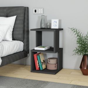 Salvıa - Anthracite Anthracite Nightstand