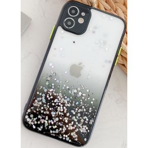 MCTK6-IPHONE XS Max * Furtrola 3D Sparkling star silicone Black (89)