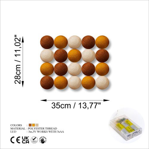 Caramel Multicolor Wall Lamp slika 12