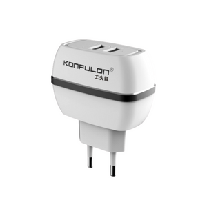 Kucni punjac KONFULON C23 dual USB 5V 2.4A beli