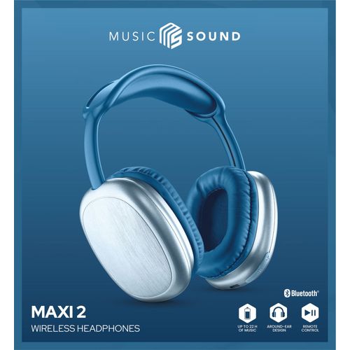 Cellularline Music Sound bluetooth slušalice on-earMaxi2 blue slika 2