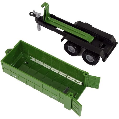 Traktor s odvojivom prikolicom zeleni slika 4
