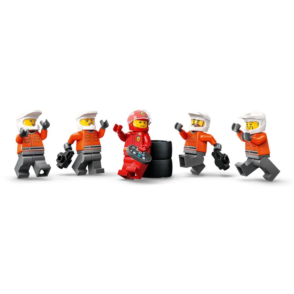 LEGO 60443 Boks i posada za F1® sa autom Ferrari slika 3