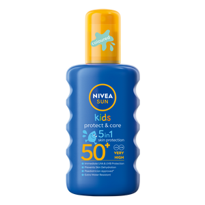 NIVEA SUN obojeni sprej za zaštitu od sunca za decu SPF 50+ 200 ml