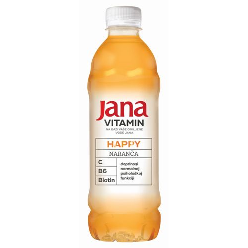 Jana Vitamin happy naranča 0,5l, pakiranje  6 komada slika 1