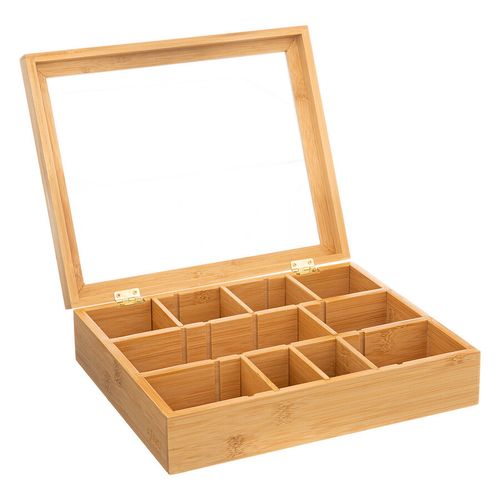 FIVE ORGANIZATOR ZA ČAJEVE 23X28X7CM BAMBUS slika 4