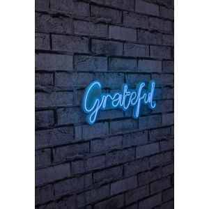 Wallity Ukrasna plastična LED rasvjeta, Grateful - Blue