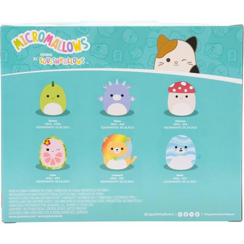 Squishmallows Micromallows 6cm - 6komada (Floyd, Leonard, Noah, Lena, Dane, Cortez) slika 10