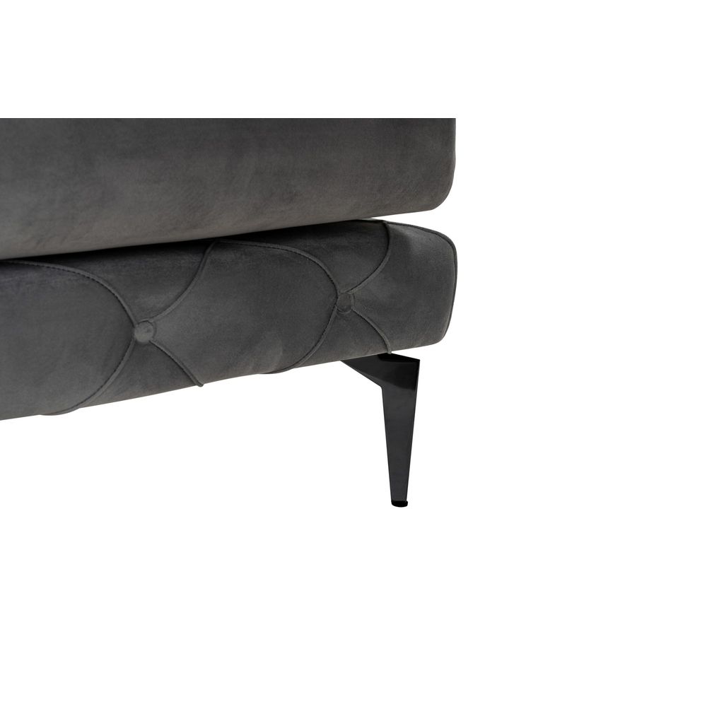 Como Eco Right - Ugaona Sofa u Antracitnoj i Crnoj Boji slika 10