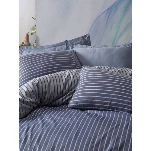 L'essential Maison Bamboo - Plavi bambusov set posteljine sa dvostrukim prekrivačem slika 2