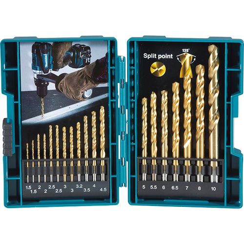 Makita set HSS-TiN svrdala 19/1 (1.5-10mm) D-67527  slika 1