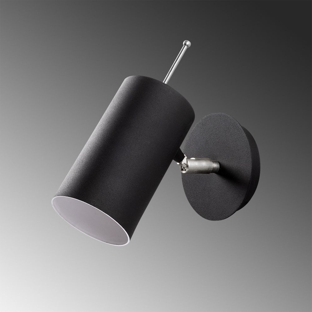 Kem - 6381 Crna Nickel Zidna Lampa slika 4