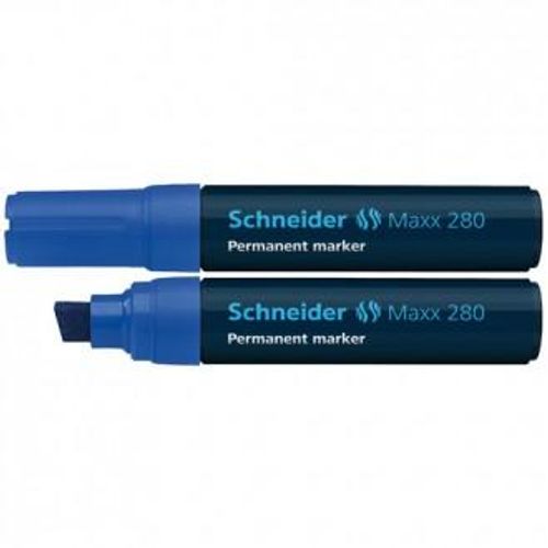 Flomaster Schneider, permanent marker, Maxx 280, 4-12 mm, plavi slika 1