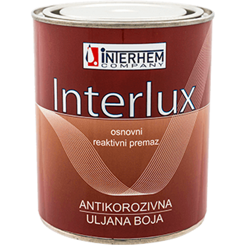 INTERLUX Antikorozivna brzosusiva boja 25kg siva/crvena/crna slika 1