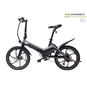 MS ENERGY eBike i10 Crna Siva