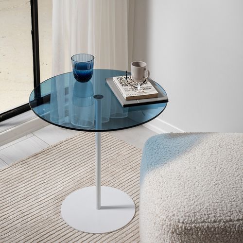 Woody Fashion Bočni stol, Chill-Out - White, Blue slika 3