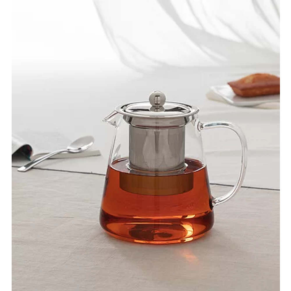 SG čajnik sa cjedilom 800ml staklo/metal slika 2