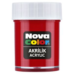 Nova Color Slikanje - Akrilne Boje 30g - Crvena - 540288