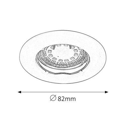 Rabalux Lite LED ugradni spot GU10 3x3W 3000K hrom Spot rasveta slika 2