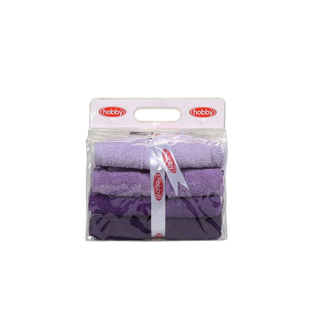 Set Ručnika Rainbow - Nijanse Ljubičaste (4 Komada) slika 5