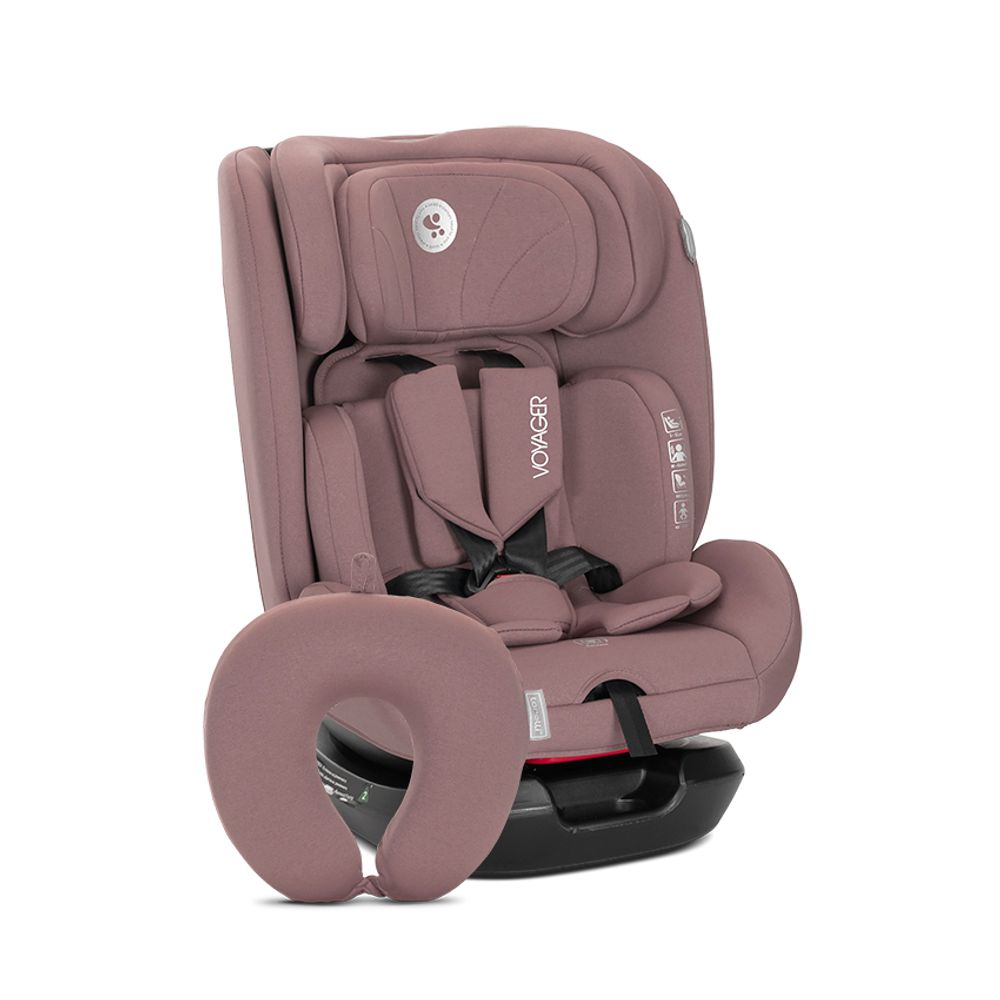 Lorelli Autosjedalica Voyager i-Size 40–150 cm + Jastuk za putovanje, Pink slika 1