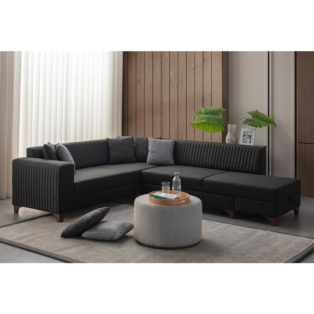 Ugaona Sofa West Desna - boja: antracit slika 1