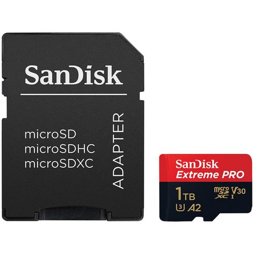 SanDisk SDXC 1TB Micro Extreme Pro 200MB/s A2 C10 V30 UHS-I US+Ad slika 1