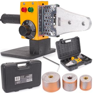 STROJ ZA ZAVARIVANJE PVC I PP CIJEVI 1500W 3 MATRIČA 20-32MM PM-ZGP-1500T1
