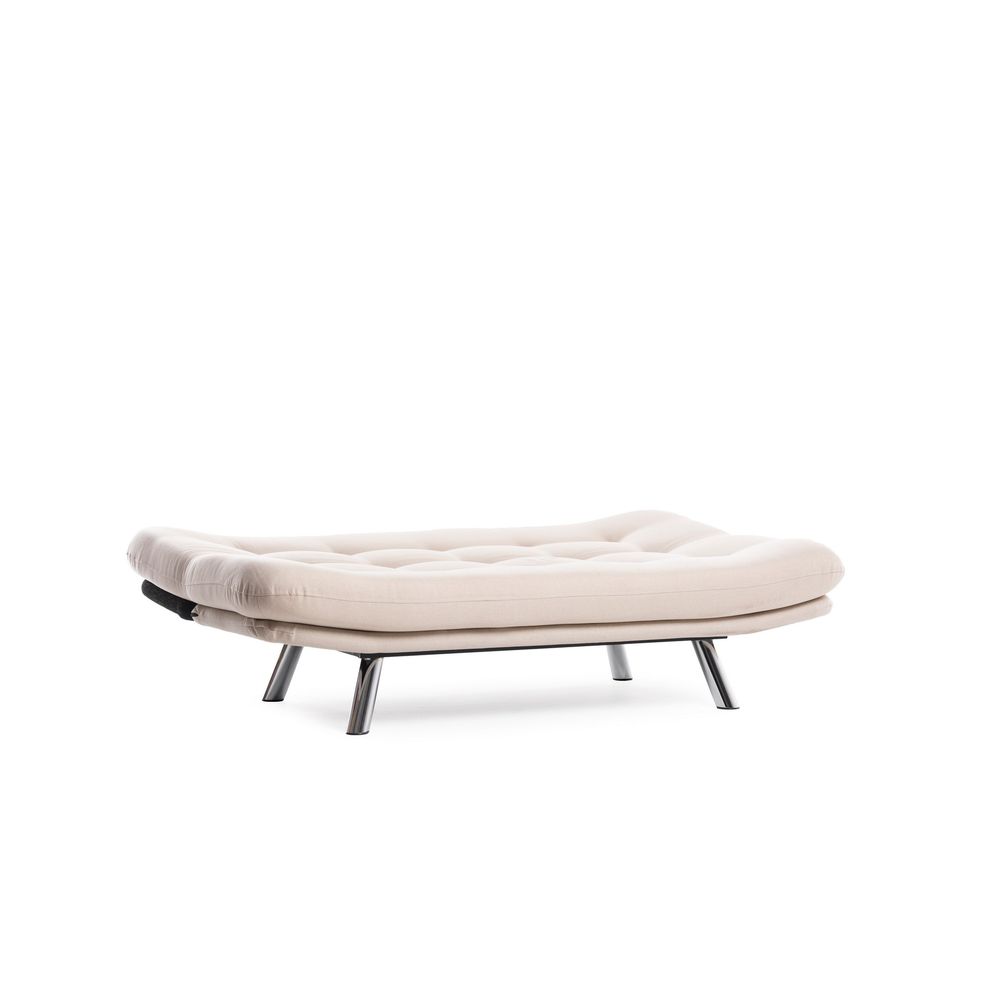 Misa Small Sofabed v3 - Krem Sofa na Razvlačenje za 3 Osobe slika 6