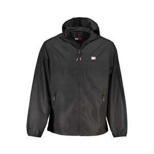 TOMMY HILFIGER MEN'S BLACK SPORTS JACKET