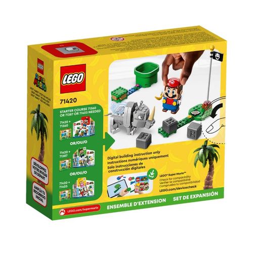 Lego Super Mario Rambi The Rhino Expansion Set slika 2