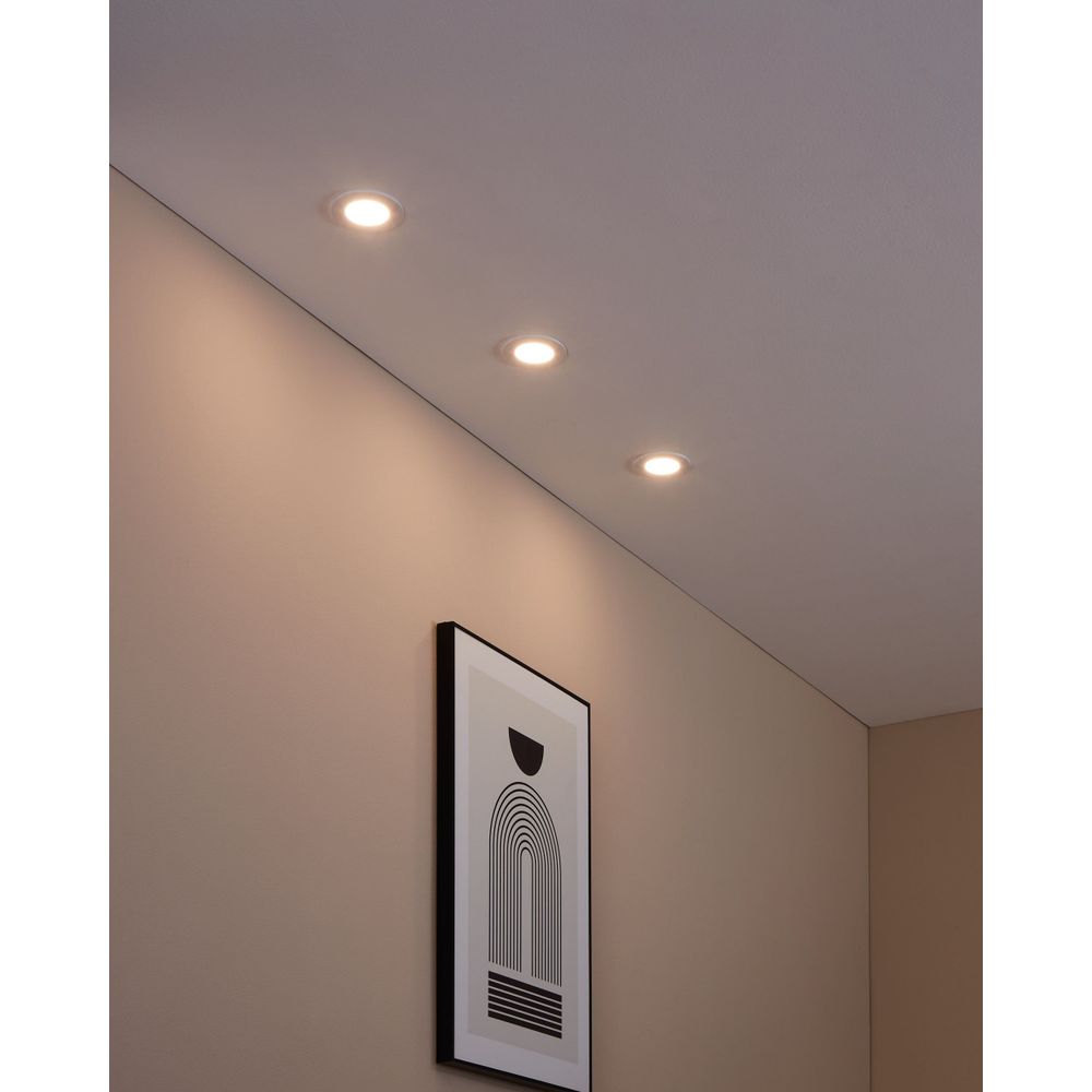 Eglo Ugradbena LED Spot Svjetla Set 3 Komada, 3x2,8W, Promjer 85mm, Bijela, IP 44, "Fueva-Z" slika 4