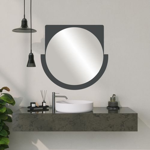 Lucky Mirror - Black Black Decorative Mirror slika 4