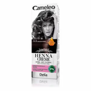 Farba za kosu bez amonijaka, na bazi prirodne kane (Hene) CAMELEO 3.3 Čokoladno smeđa 75 g - DELIA
