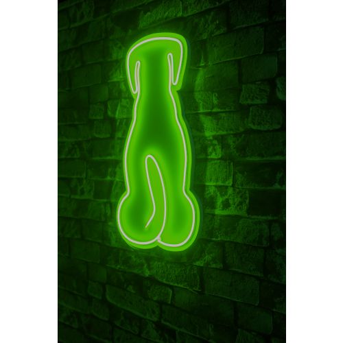 Wallity Ukrasna plastična LED rasvjeta, Doggy - Green slika 1