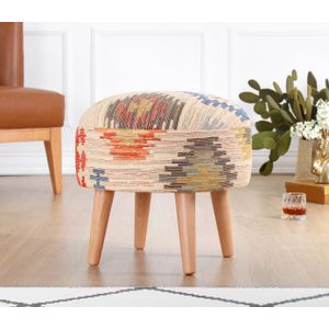 Pouffe Sefian - Boja: Krem