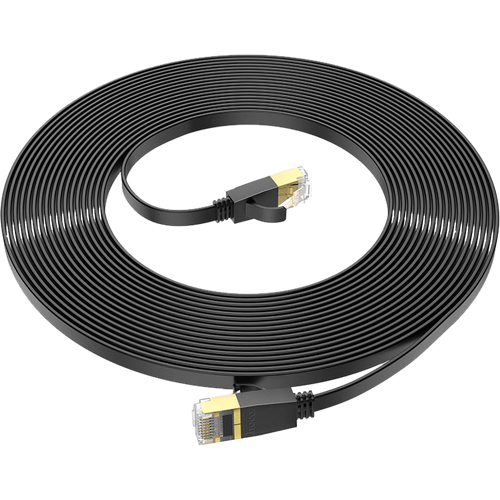 hoco. Mrežni kabl, CAT6, Gigabit Ethernet, flat, 10 met., crna - US07 General, 10 met. slika 3