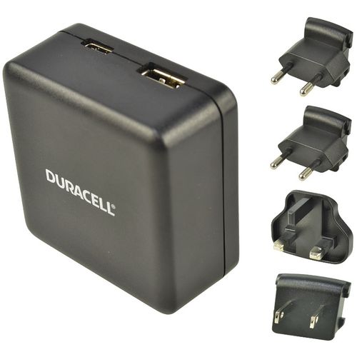 Duracell Travel Adapter Charger - Type-C/Type-A - 3A + 2.4A - Black  slika 3