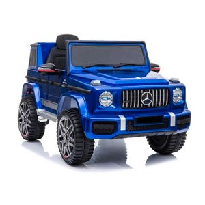 Licencirani auto na akumulator Mercedes G63 - plavi/lakirani