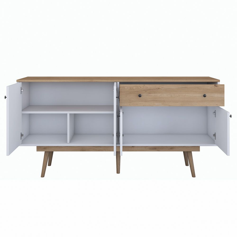 Konzola / Komoda GD110 - 3327 boja/tekstura: Orah, Bijela slika 9