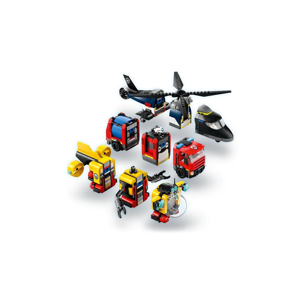 LEGO 60462 Helikopter, vatrogasni kamion i podmornica slika 7